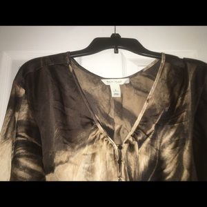 White House: Black market brown blouse
